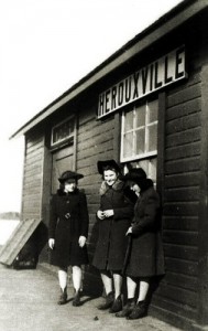 Gare d'Hérouxville en 1942