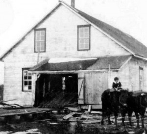 Le moulin à scie des Petites Forges en 1920
